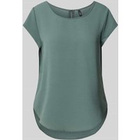 Only Blusenshirt in unifarbenem Design Modell 'VIC' in Mint, Größe 38 von Only