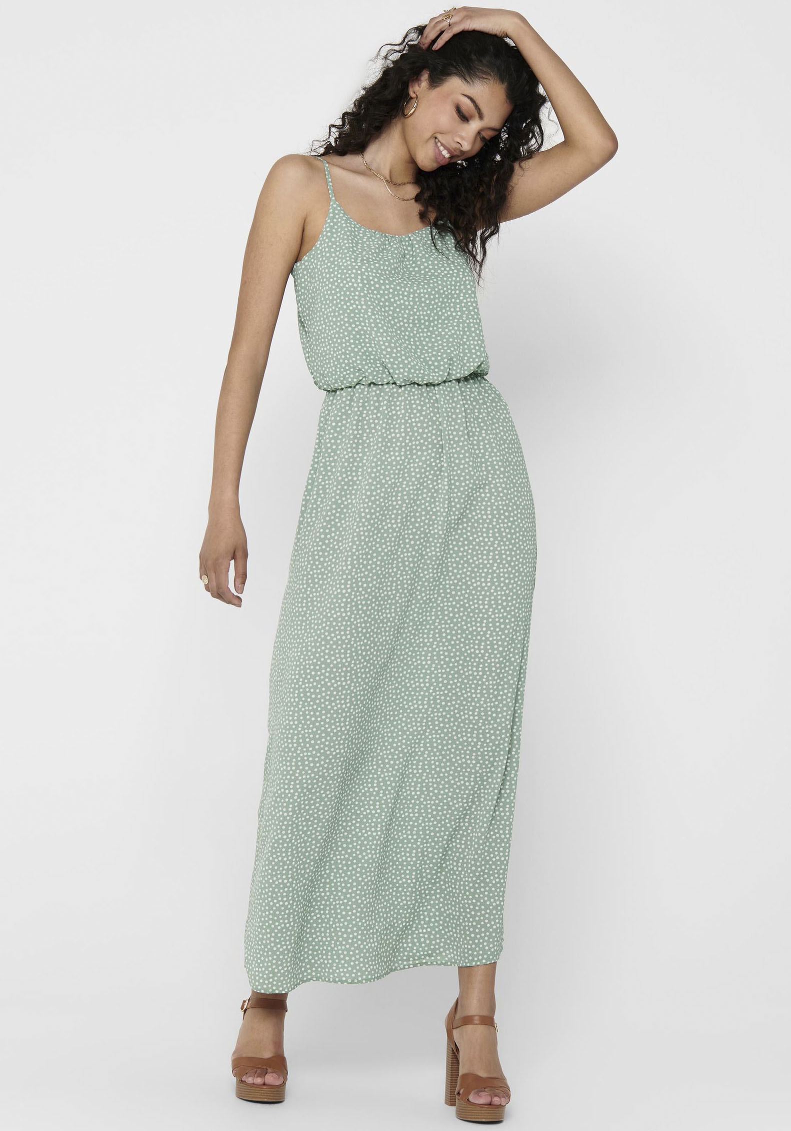 ONLY Maxikleid "ONLWINNER S/L MAXI DRESS NOOS PTM", Sommerkleid von Only