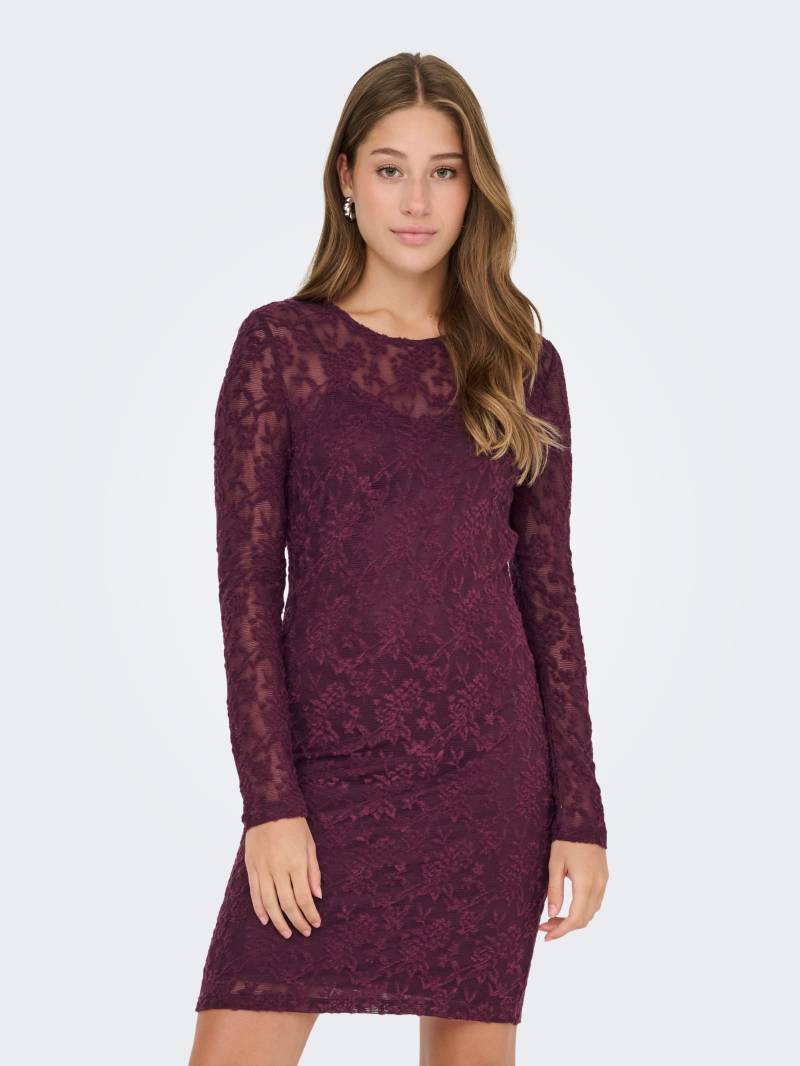 ONLY Minikleid "ONLBLAISE L/S O-NECK DRESS JRS" Sommerkleid von Only