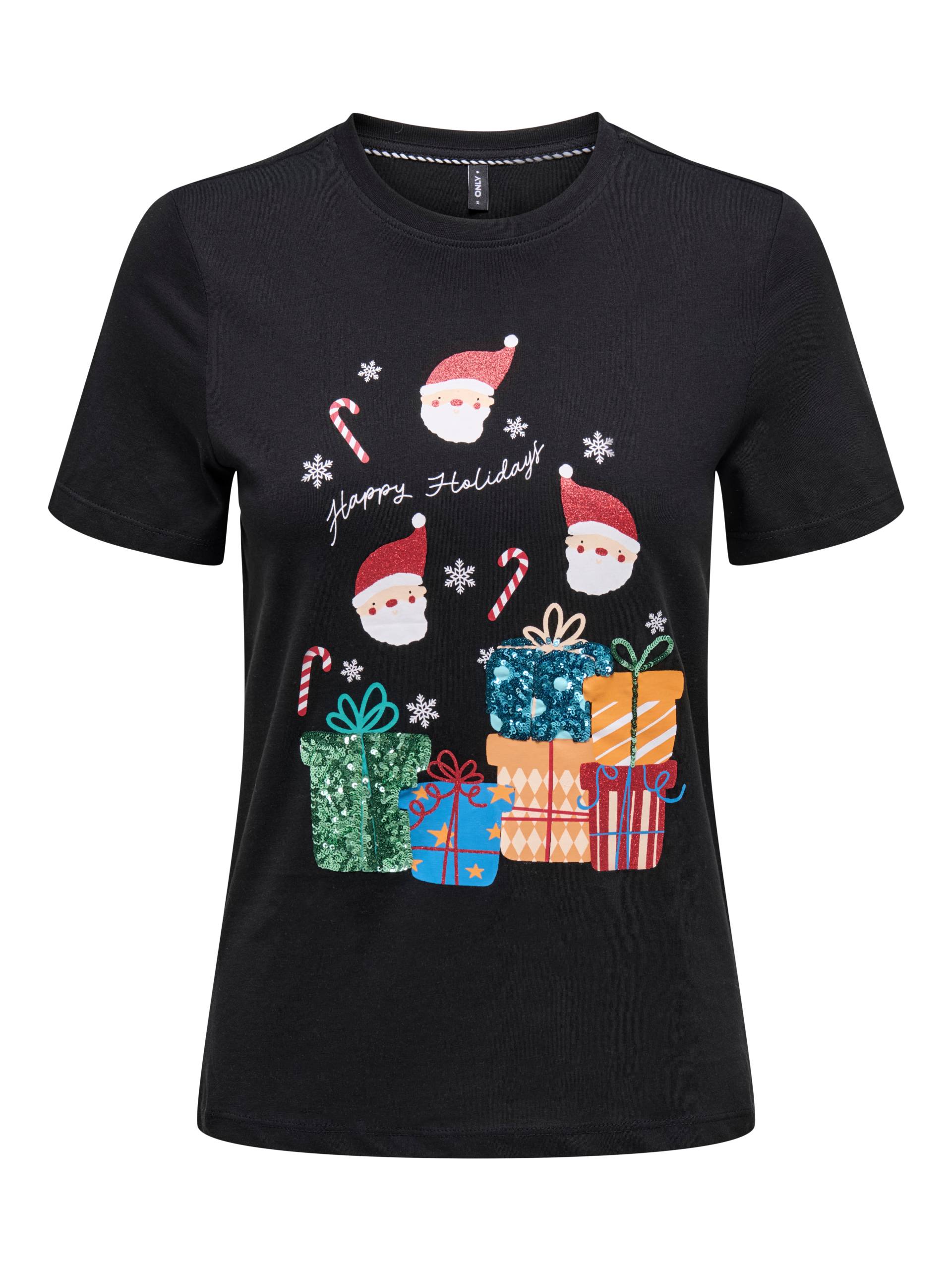 ONLY Rundhalsshirt "ONLXMAS YRSA CHRISTMAS REG S/S TOP JRS" für Weihnachten ONLY Rundhalsshirt "ONLXMAS YRSA CHRISTMAS REG S/S TOP JRS" für Weihnachten von Only