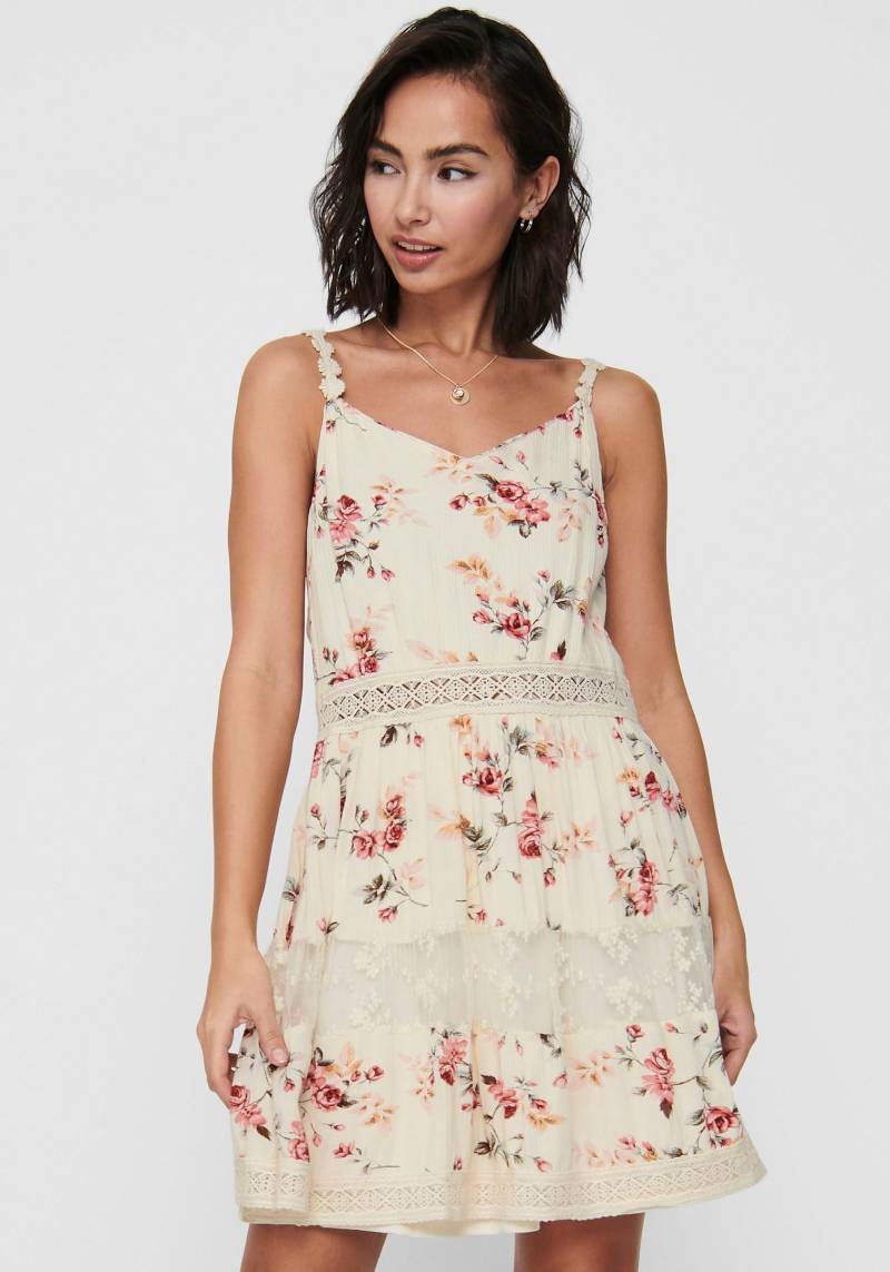 ONLY Trägerkleid "ONLKARMEN ANNE LIFE S/L DRESS WVN NOOS" Sommerkleid von Only