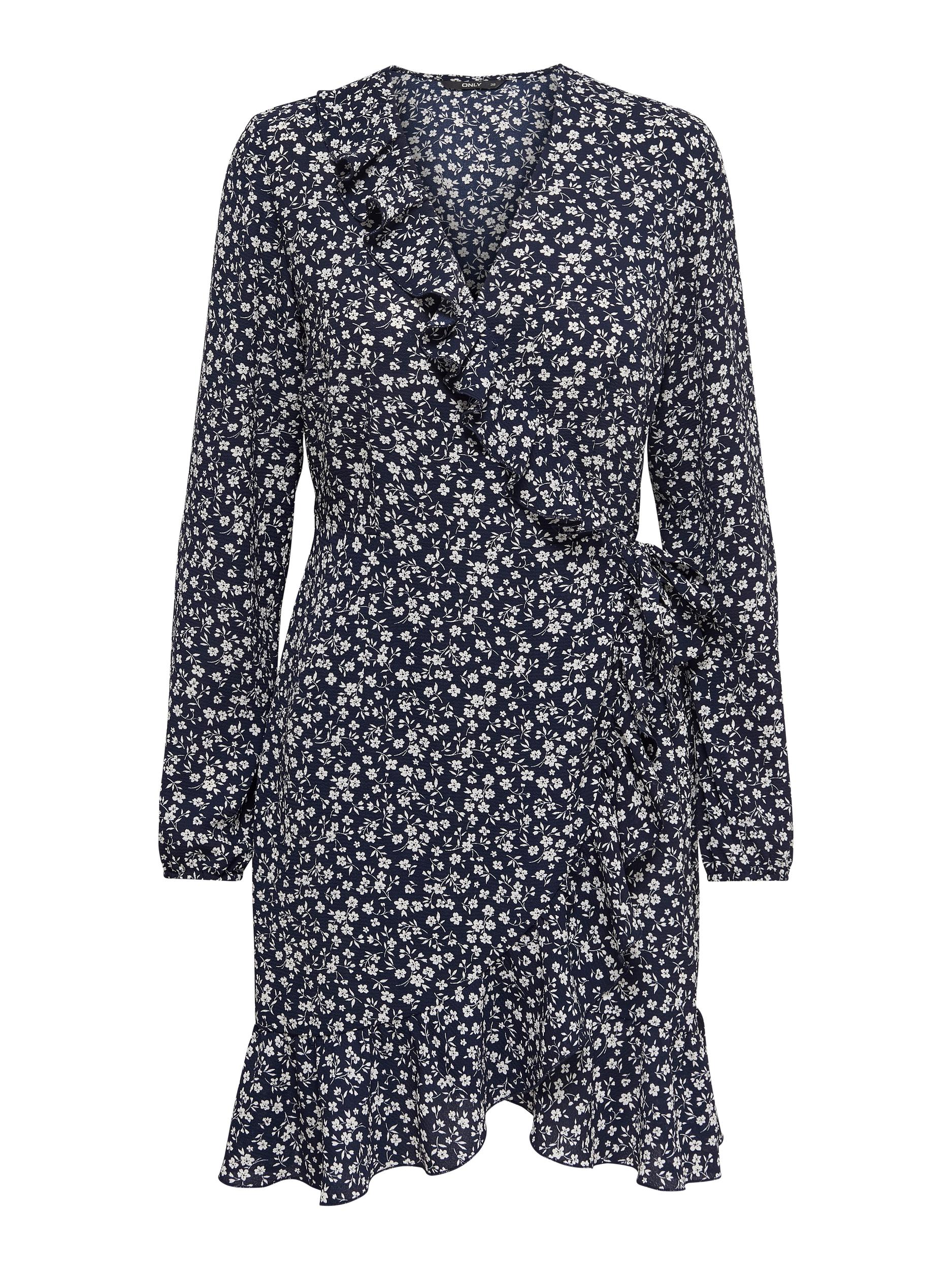 ONLY Wickelkleid "ONLMARA L/S WRAP SHORT DRESS NOOS" Sommerkleid von Only