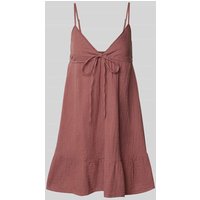 Only Ausgestelltes Freizeitkleid aus reiner Baumwolle Modell 'BLAKE' in Mauve, Größe L von Only