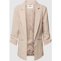 Only Blazer mit seitlichen Paspeltaschen Modell 'KAYLE' in Sand, Größe 34 von Only