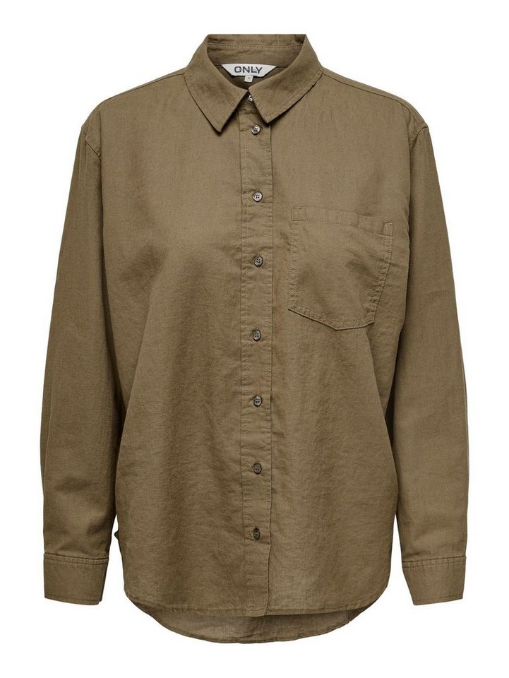 ONLY Blusenshirt ONLTOKYO L/S LINEN BLEND SHIRT PNT NOOS von ONLY