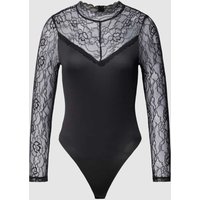 Only Body mit floralem Muster Modell 'VALERIE' in Black, Größe M von Only