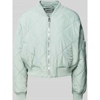 Only Boxy Fit Bomberjacke mit Steppnähten Modell 'VIOLA' in Schilf, Größe L von Only