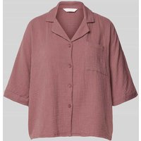 Only Boxy Fit Kurzarmbluse aus reiner Baumwolle Modell 'THYRA' in Mauve, Größe XS von Only