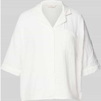 Only Boxy Fit Kurzarmbluse aus reiner Baumwolle Modell 'THYRA' in Offwhite, Größe XL von Only
