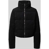 Only Boxy Fit Steppjacke aus Cord Modell 'NEWDOLLY' in Metallic Black, Größe M von Only