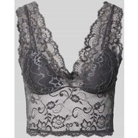 Only Bustier aus weicher Spitze Modell 'CHLOE' in Graphit, Größe XS von Only