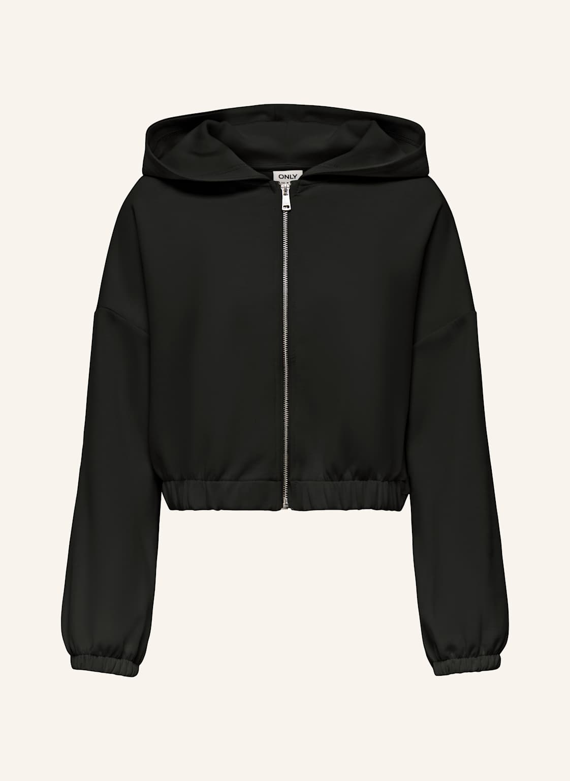 Only Cropped-Sweatjacke schwarz von Only