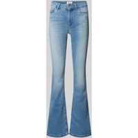 Only Flared Cut Jeans mit Label-Patch Modell 'BLUSH' in Jeansblau, Größe M/30 von Only