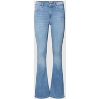 Only Flared Cut Jeans mit Label-Patch Modell 'BLUSH' in Jeansblau, Größe S/30 von Only