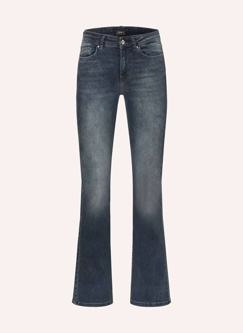 Only Flared Jeans blau von Only