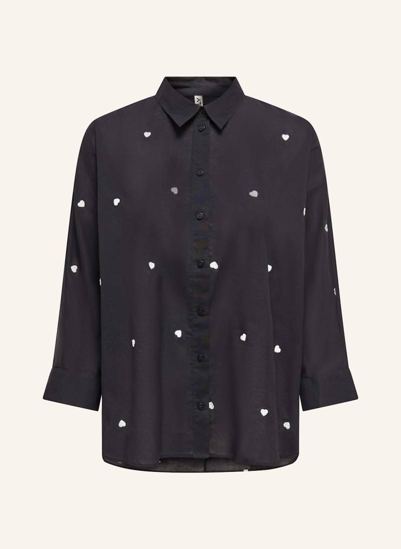 Only Hemdbluse blau von Only