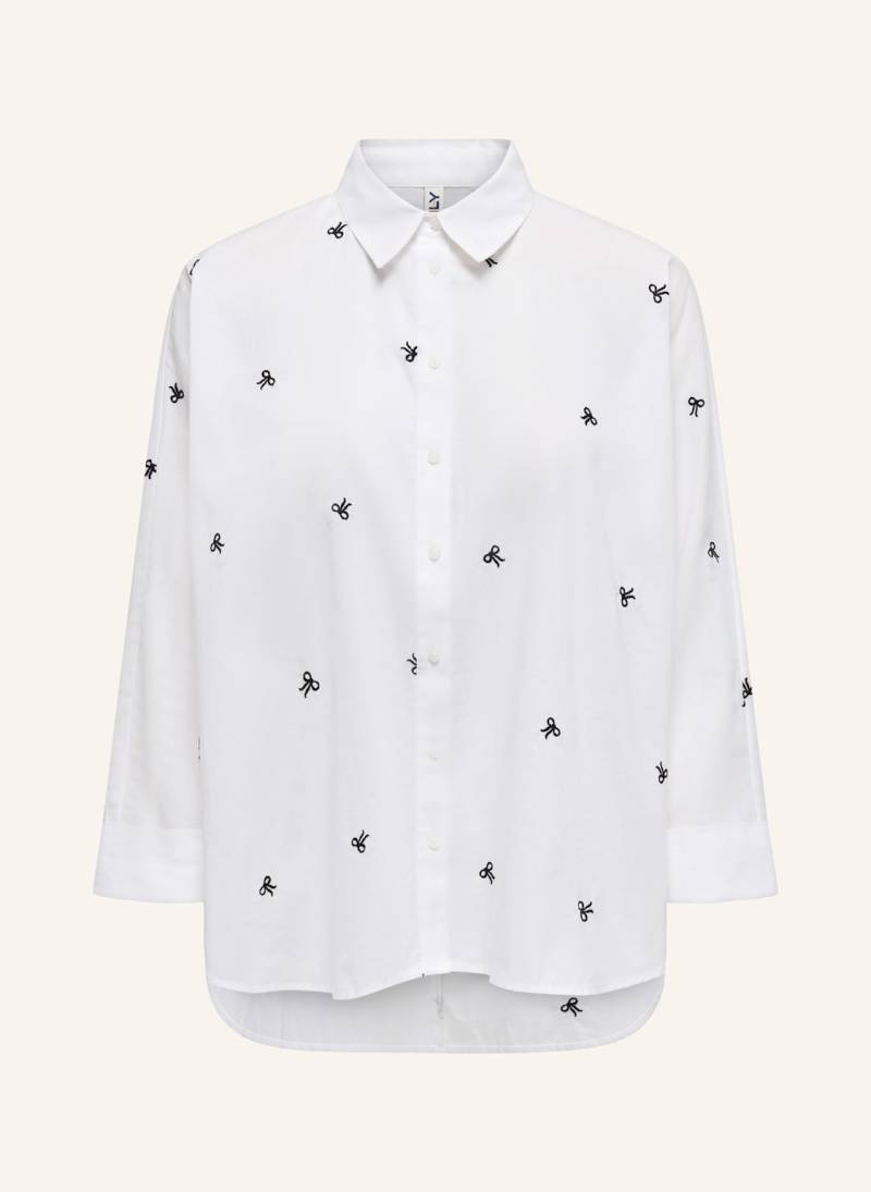 Only Hemdbluse weiss von Only