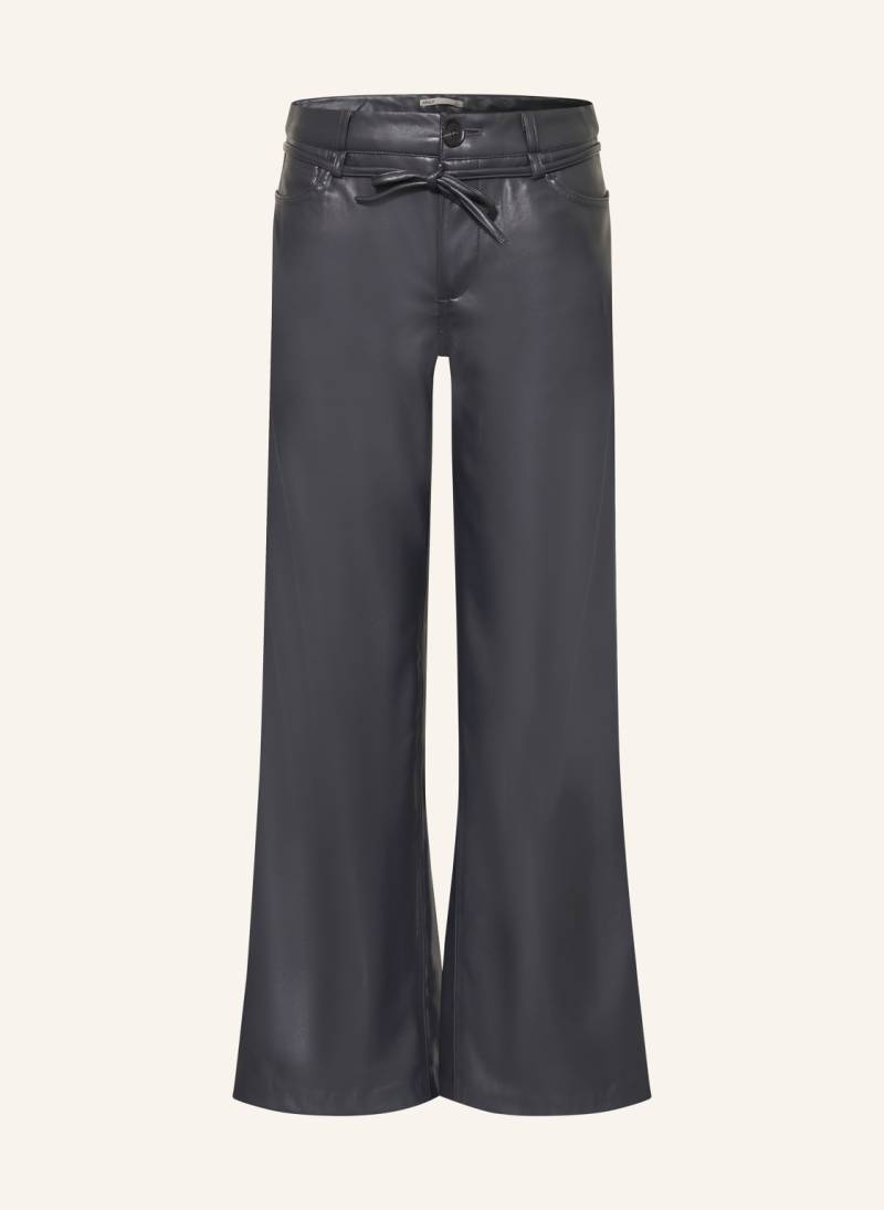 Only Hose In Lederoptik schwarz von Only