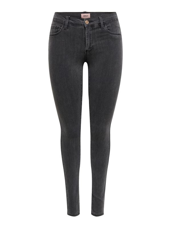 Only Jeans - ONLRAIN REG SKINNY DNM NOOS - XS bis XL - für Damen - Größe XS - grau von Only
