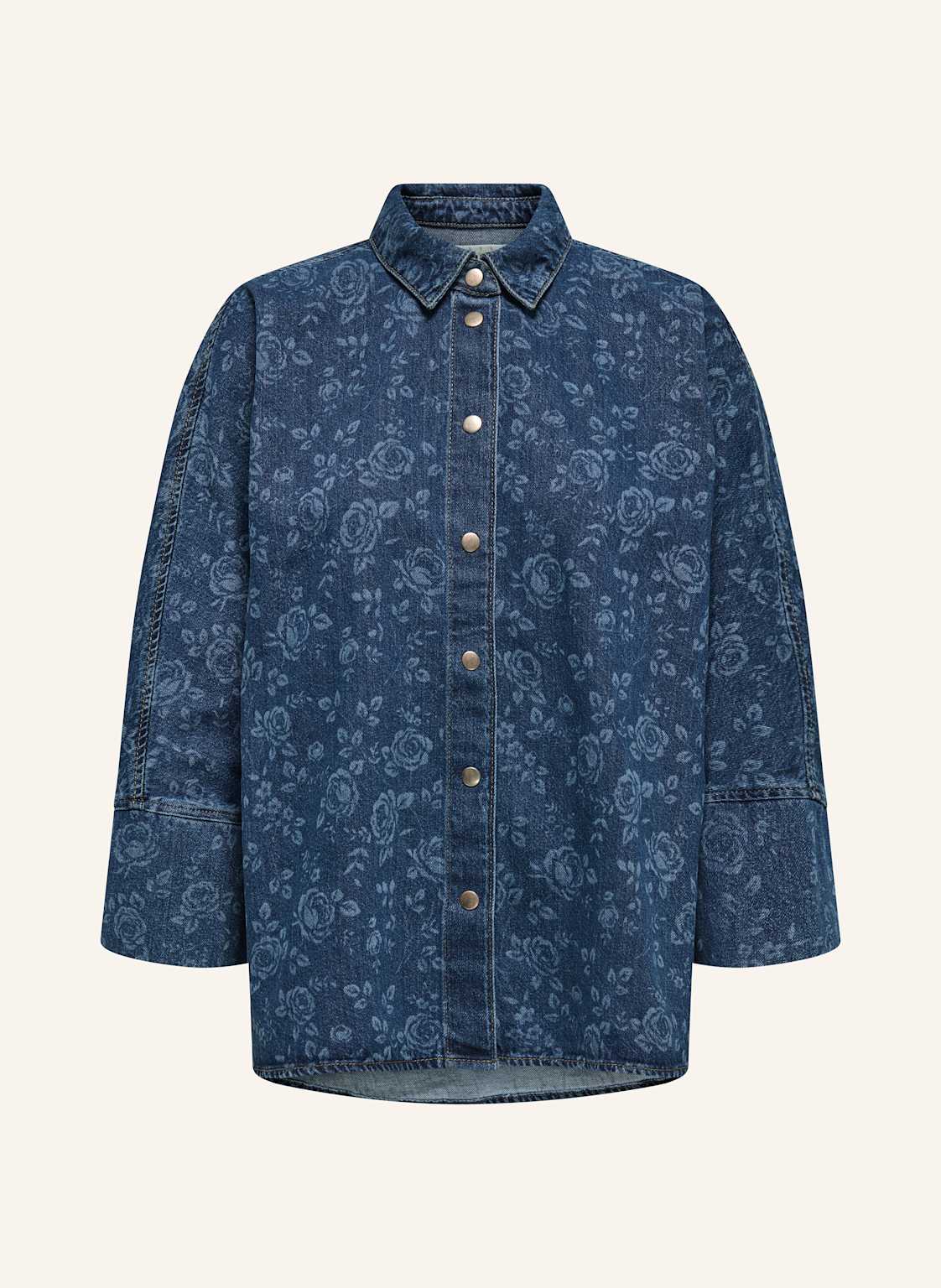 Only Jeansbluse Mit 3/4-Arm blau von Only