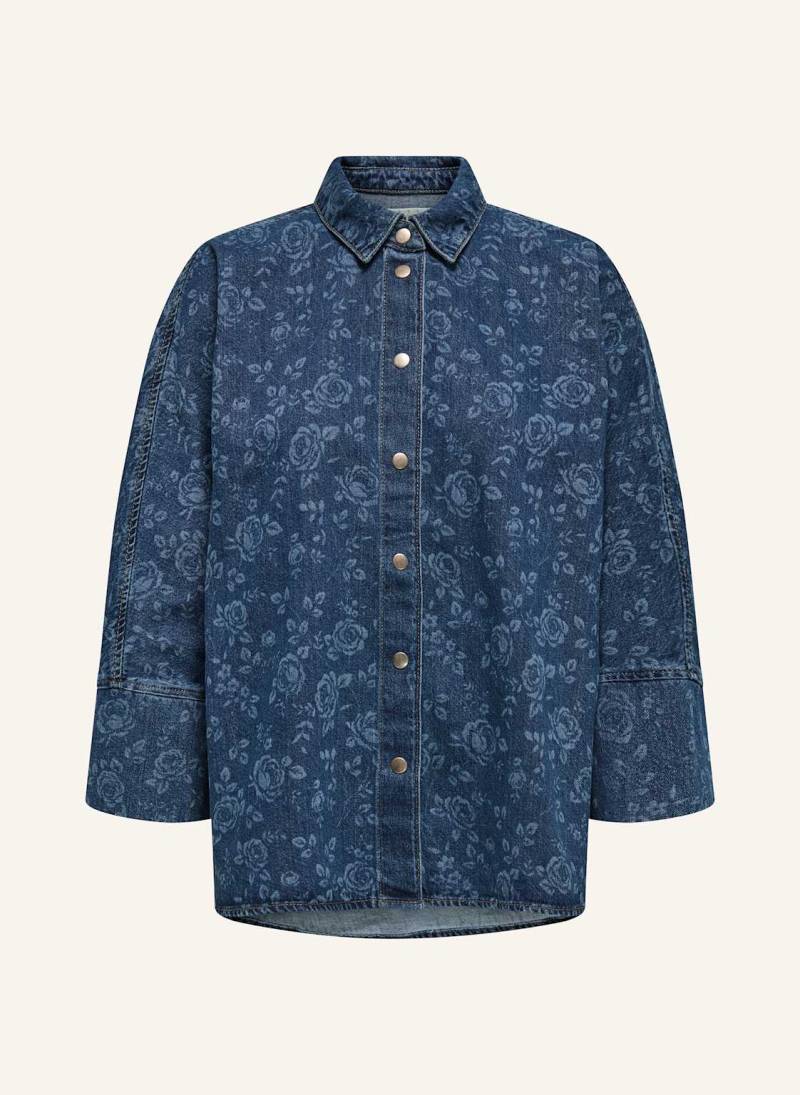 Only Jeansbluse Mit 3/4-Arm blau von Only
