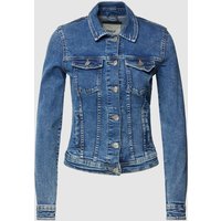 Only Jeansjacke mit Eingrifftaschen Modell 'TIA' in Jeansblau, Größe 36 von Only