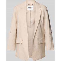 Only Loose Fit Blazer mit Turn-up-Option Modell 'LARIS' in Ecru, Größe 40 von Only