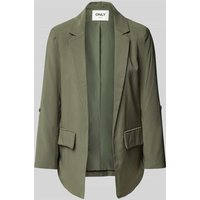 Only Loose Fit Blazer mit Turn-up-Option Modell 'LARIS' in Khaki, Größe 38 Only Loose Fit Blazer mit Turn-up-Option Modell 'LARIS' in Khaki, Größe 38 von Only