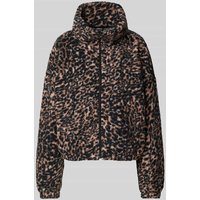 Only Loose Fit Fleecejacke mit Stehkragen Modell 'LANA' in Sand, Größe L von Only