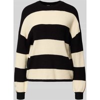 Only Loose Fit Strickpullover aus Viskose-Mix Modell 'ATIA' in Black, Größe XL von Only