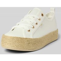Only Low Top Sneaker mit Espadrille-Jutedetail Modell 'OLINDA' in Beige, Größe 37 von Only