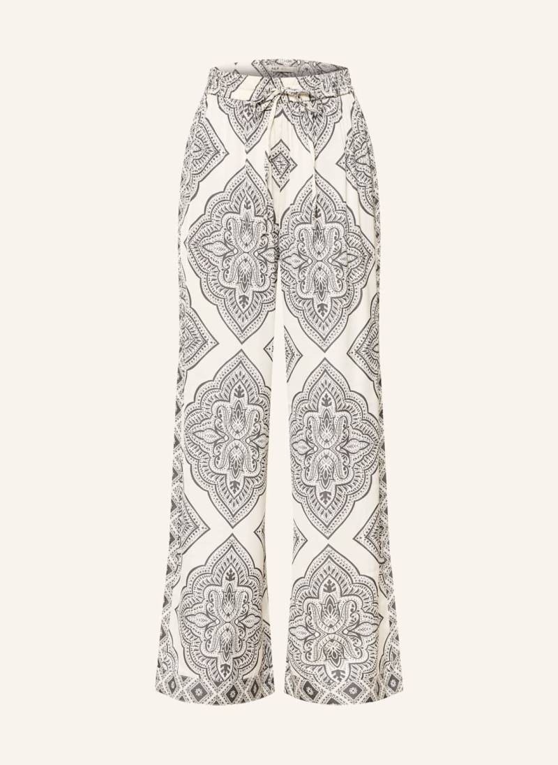 Only Marlenehose Aus Satin schwarz von Only