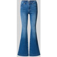 Only Mid Waist Bootcut Jeans aus Baumwoll-Mix Modell 'BLUSH' in Jeansblau, Größe S/32 von Only