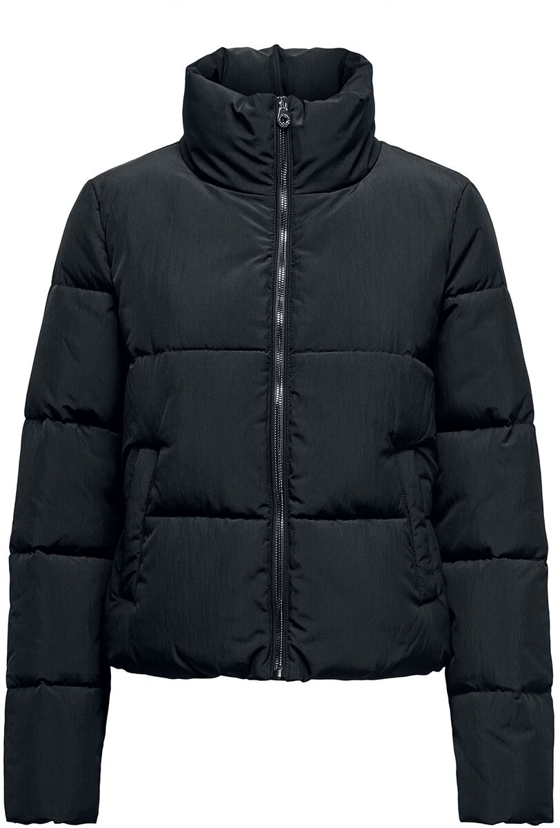 Only ONLDolly Short Puffer Jacket Winterjacke schwarz in XS von Only