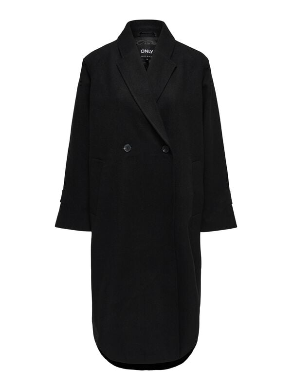 Only ONLMAISY OVERSIZED WOOL COAT OTW Mantel schwarz in XS von Only