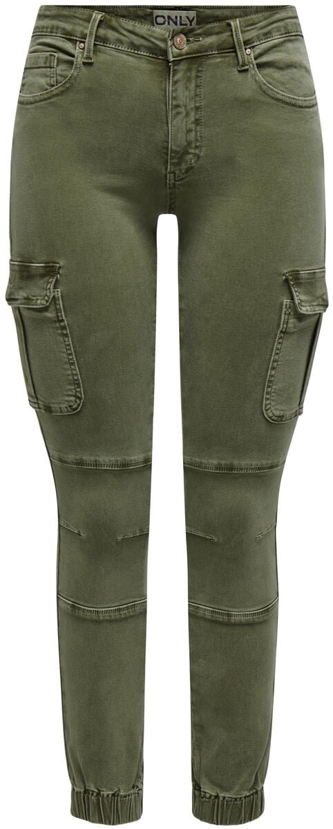 Only ONLMISSOURI REG ANK CARGO Cargohose oliv in W36L32 von Only