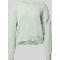 Only Pullover mit überschnittenen Schultern Modell 'TERESA' in Schilf, Größe L von Only