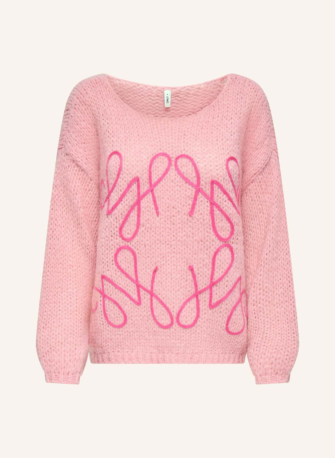 Only Pullover pink von Only