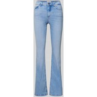 Only Regular Fit Bootcut Jeans aus Baumwoll-Mix Modell 'BLUSH' in Hellblau, Größe M/32 von Only