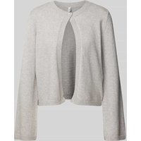 Only Regular Fit Cardigan aus Viskose-Mix Modell 'LANA' in Hellgrau, Größe XS von Only