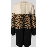Only Regular Fit Cardigan mit Animal Print Modell 'JADE' in Sand, Größe M Only Regular Fit Cardigan mit Animal Print Modell 'JADE' in Sand, Größe M von Only