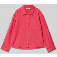 Only Regular Fit Hemdbluse aus reiner Baumwolle Modell 'THYRA' in Pink, Größe 140 Only Regular Fit Hemdbluse aus reiner Baumwolle Modell 'THYRA' in Pink, Größe 140 von Only