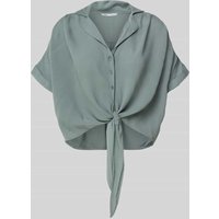 Only Regular Fit Hemdbluse aus reiner Viskose Modell 'PAULA LIFE' in Schilf, Größe M von Only