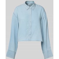 Only Regular Fit Hemdbluse mit Kimonoärmeln Modell 'CHARIS' in Hellblau, Größe XL von Only