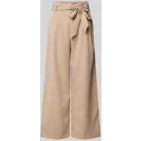 Only Regular Fit Hose mit Paperbag-Taille Modell 'MARSA' in Sand, Größe L von Only