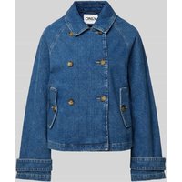 Only Regular Fit Jeansjacke aus reiner Baumwolle Modell 'APRIL' in Jeansblau, Größe S von Only