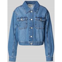 Only Regular Fit Jeansjacke aus reiner Baumwolle Modell 'LUMI' in Jeansblau, Größe M Only Regular Fit Jeansjacke aus reiner Baumwolle Modell 'LUMI' in Jeansblau, Größe M von Only