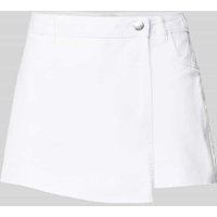 Only Regular Fit Jeansshorts-Rock in Wickel-Optik Modell 'TEXAS' in Weiss, Größe XL von Only