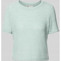 Only Regular Fit Pullover mit Rundhalsausschnitt Modell 'SUNNY' in Schilf, Größe M von Only