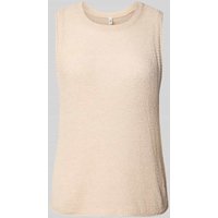 Only Regular Fit Pullunder mit Rollsaum Modell 'SUNNY' in Offwhite, Größe XS von Only